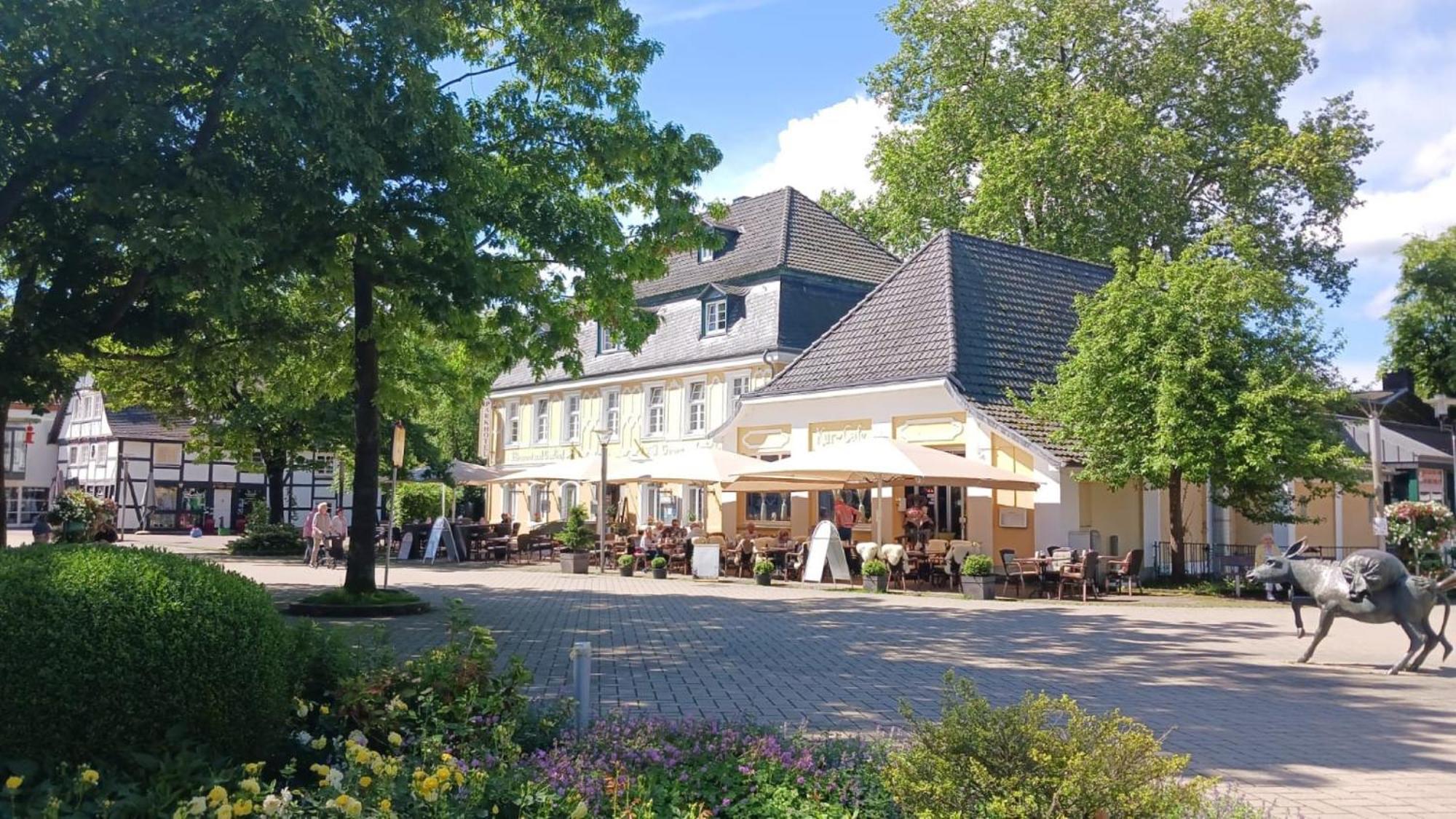 Parkhotel & Kurcafe Bad Sassendorf Buitenkant foto